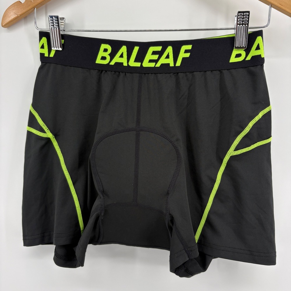 Baleaf Cycling Shorts Men Large Black Good Padded Compression Bike Shorts